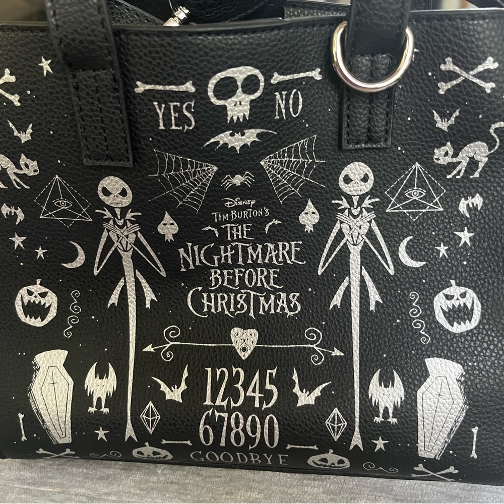 Disney Black and White Nightmare Before Christmas Tote